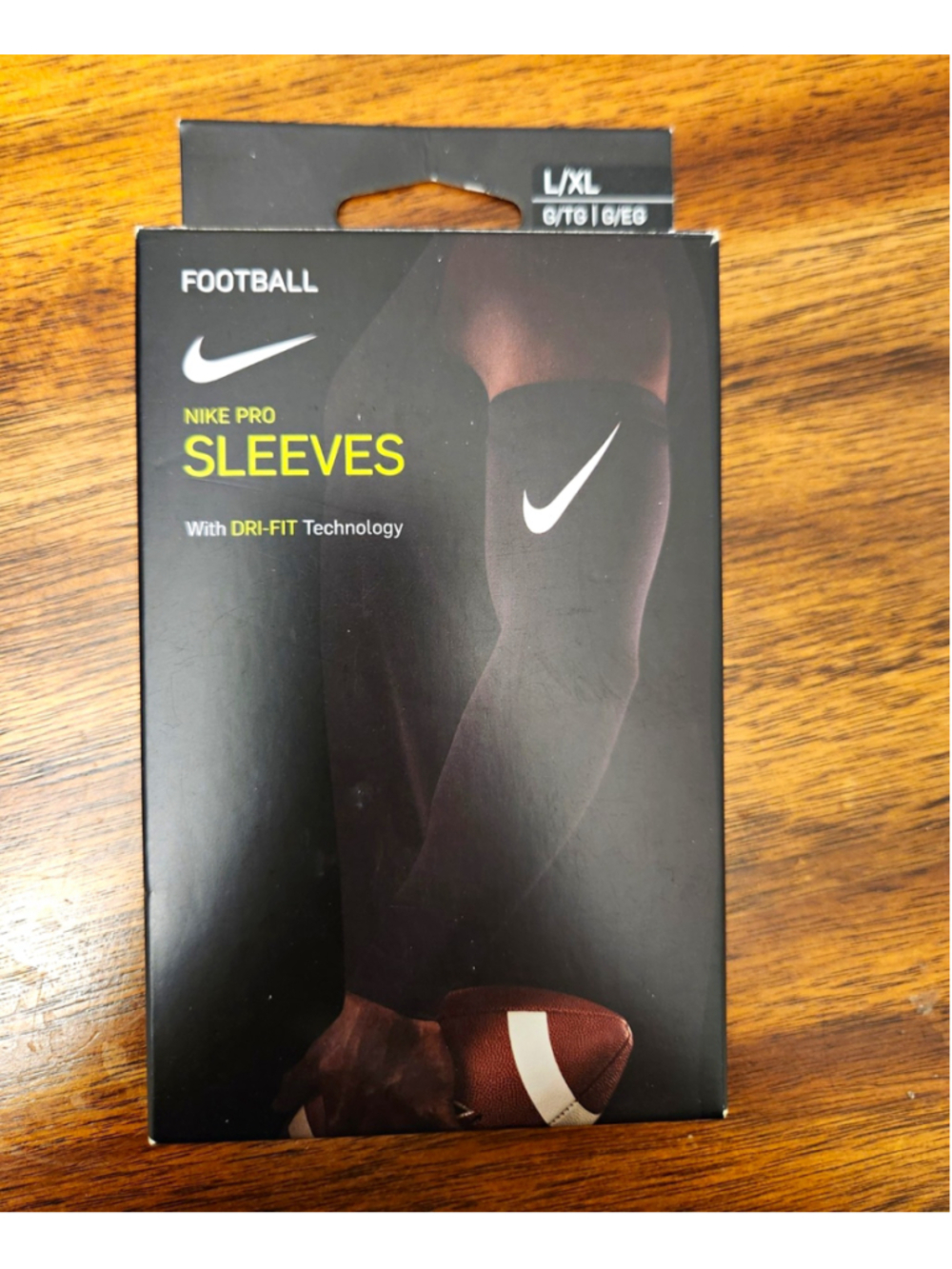 Nike Pro Dri-FIT Football Arm Sleeve Black L/XL All Positions Both Arms